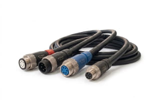 M12 Power Cable & Field Connector Series | S, T, K, L-Coded High-Current Link