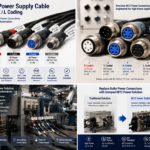 M12 Power Cable & Field Connector Series | S, T, K, L-Coded High-Current Link