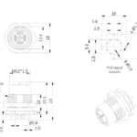 M12 X-Code Gigabit Ethernet Cable & Connectivity Series | 10Gbps Machine Vision Network