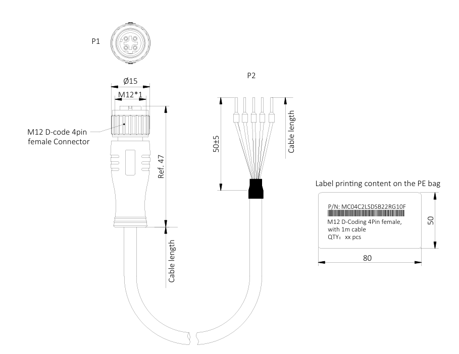 M12 D-Code 4-Pin Industrial Ethernet Cable & Receptacle Series | Profinet & EtherCAT Backbone