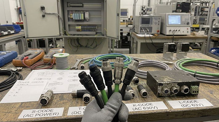 M12 Power Cable Coding Guide: S-Code, T-Code, K-Code, L-Code — Match the Right One